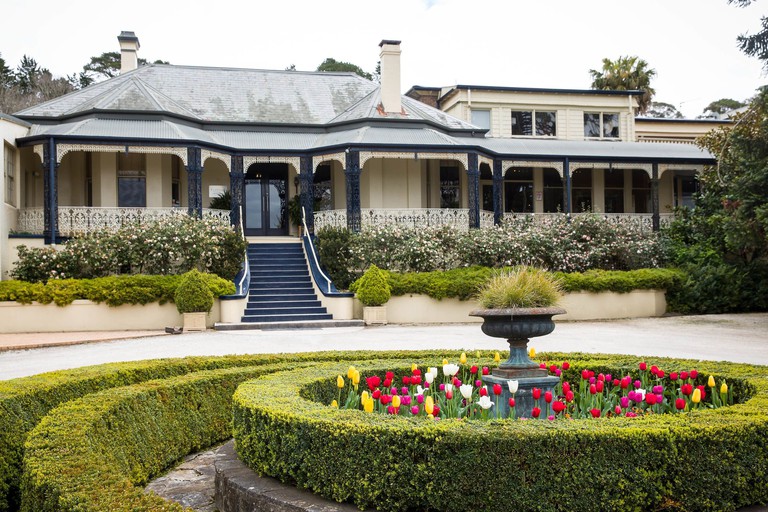 The outdoor gardens of the Peppers Craigieburn in Bowral, New South Wales