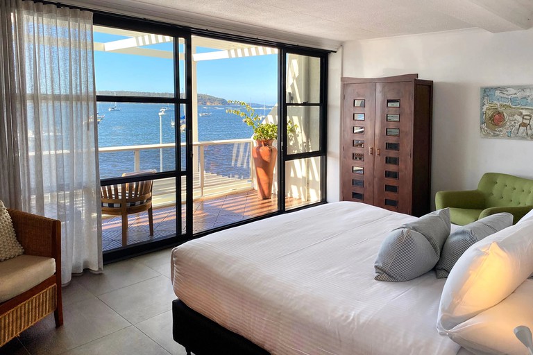 Waterfront suite with private balcony at Bay Breeze Boutique Accommodation