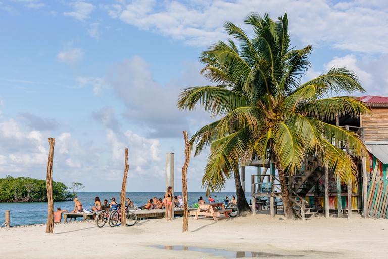 The Split Bar and Recreational area in Caye Caulker, Belize