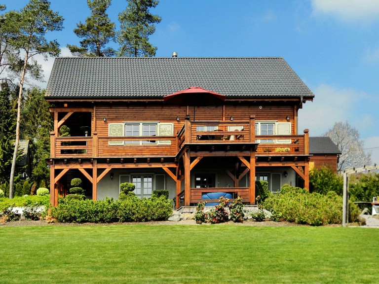 affluent chalet, for the whirlpool, sauna and hot tub