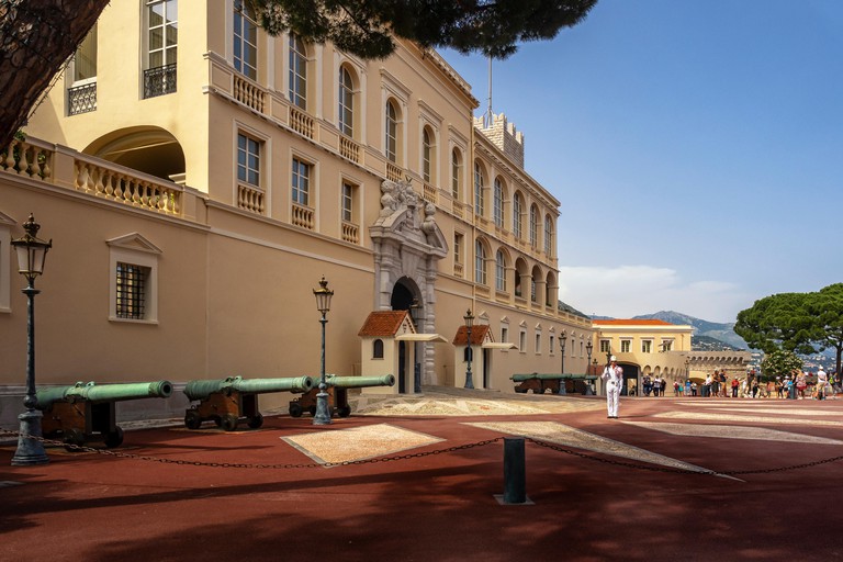 Facade of the Prince's Palace of Monaco (Royal Palace), Monaco