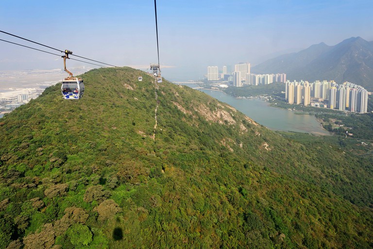 Ngong Ping Ropeway, Lantau Island, Hong Kong, China