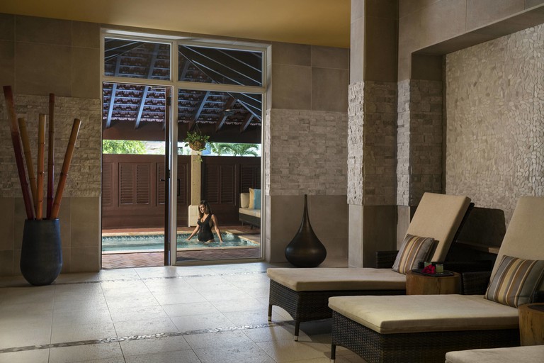 The spa area at the The Ritz-Carlton Spa, Aruba