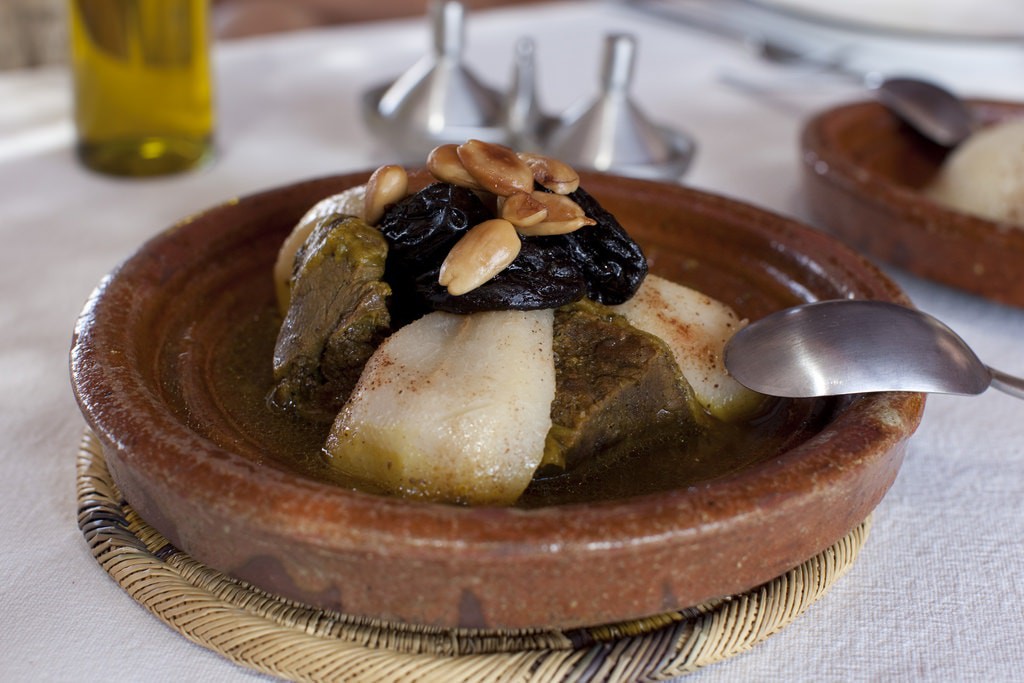 Marroquí Marrakech tajine para cocinar no vidriado Ø 25 cm para 2-3 personas 