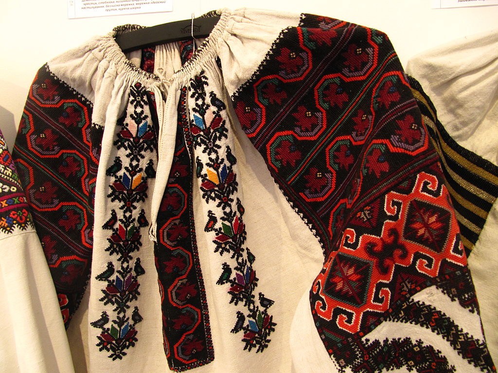 Vyshyvanka Embroidery Ornament Russian Ukrainian Sauna Banya Hat Protection Wool 
