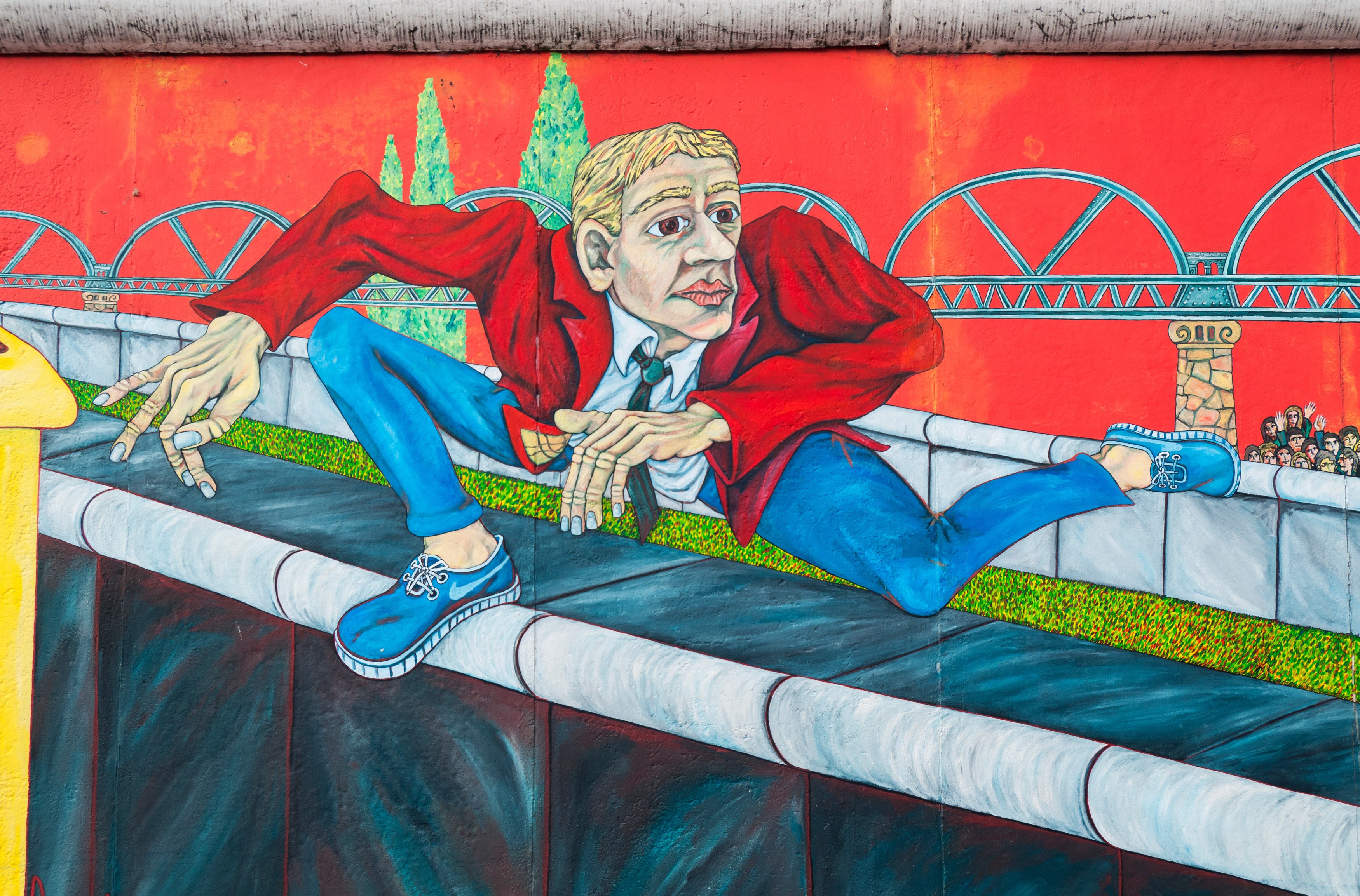 Iconic Murals on the Berlin Wall